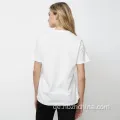 Frauen lässig bedrucktes Sommer Crew Neck T-Shirt